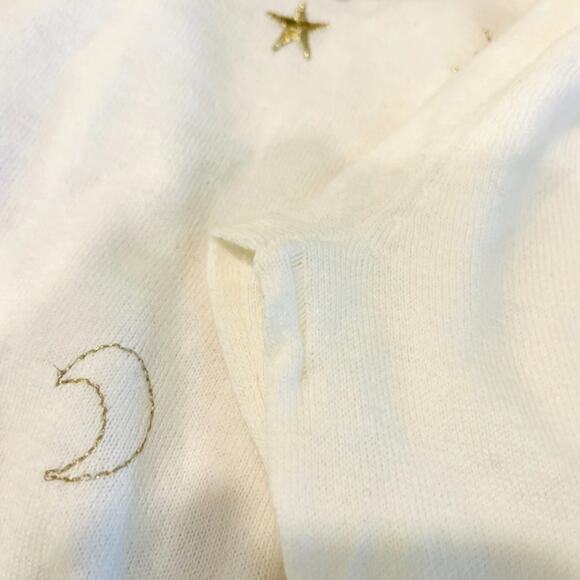 Chaser NWT Plus Size 2X White Astrology Sweater - Picture 10 of 12